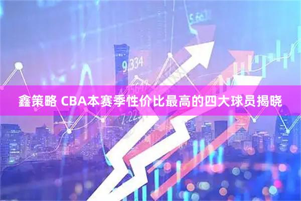 鑫策略 CBA本赛季性价比最高的四大球员揭晓